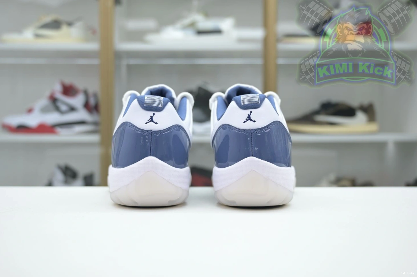 1st Kicks Low“Diffused Blue” 1869 Jordan Comfortable 11 Kimikick Jordan Air 1120